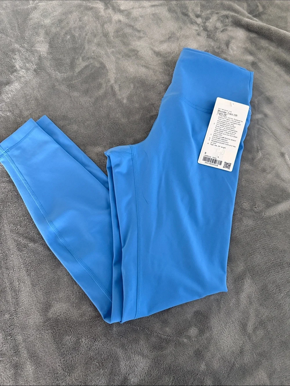Lululemon Pool Blue Wunder Train HR High-Waist 28’ Leggings